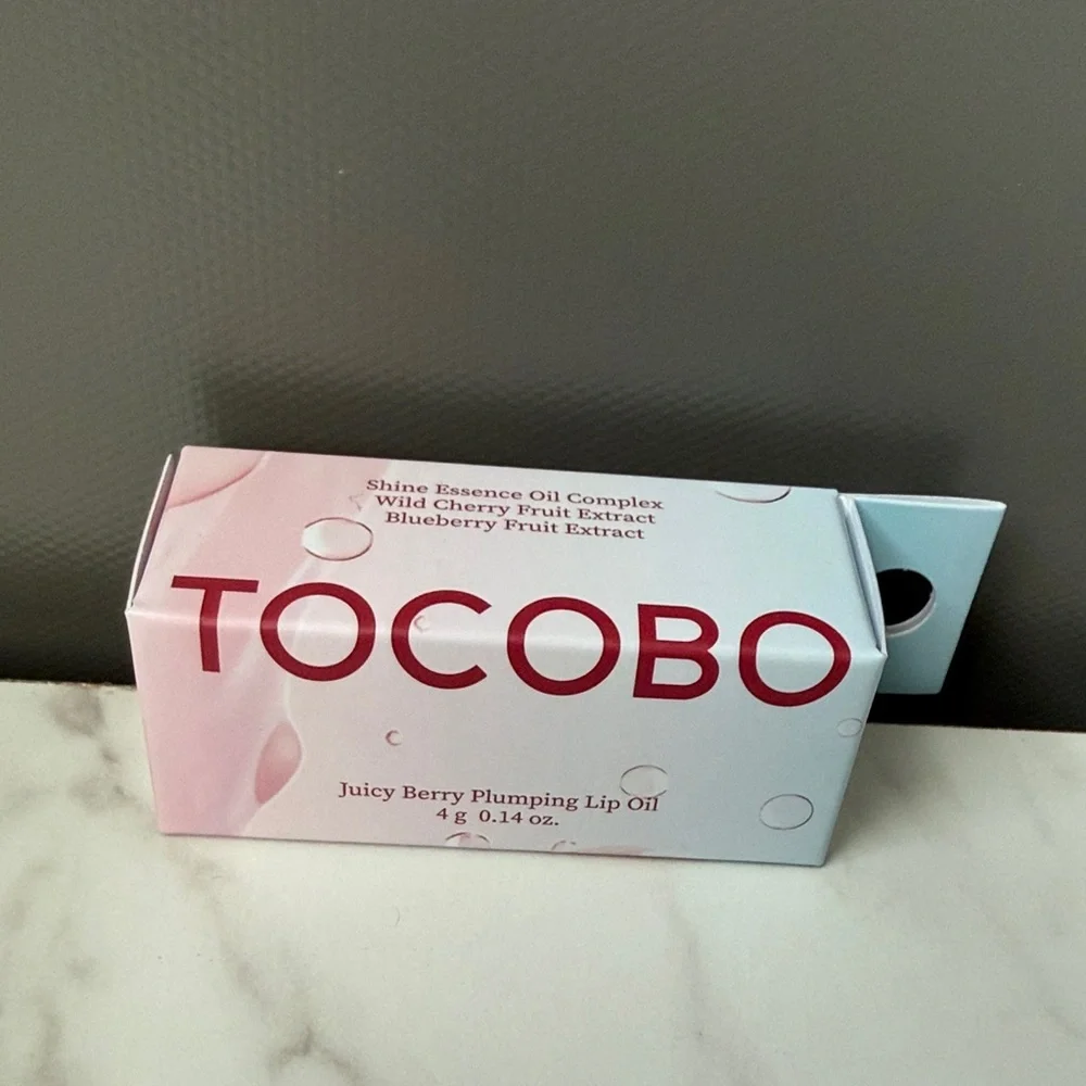 Tocobo juicy berry plumping lip oil 07 plum New Size .14oz